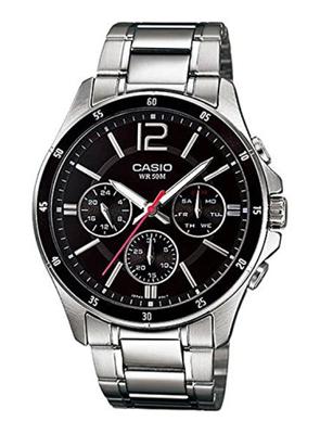 Casio Часы-будильник СТАНДАРТ Стандартные Аналоговые [Товар] Мужские MTP-1374D-1A