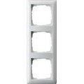 Cadre 3 prises - Gira - Blanc pur brillant - Intérieur - Electrique - 1 pièce