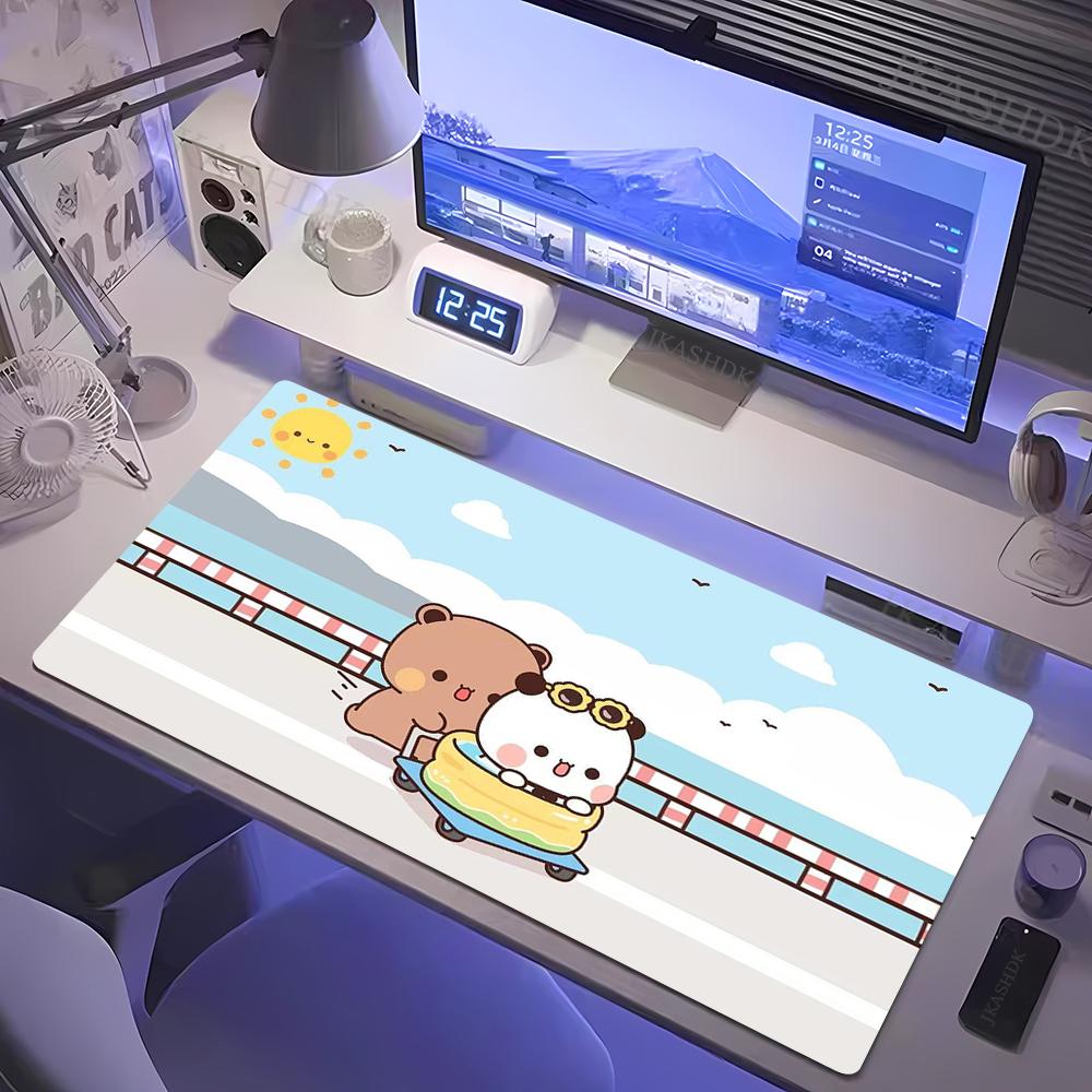 Bubu Dudu Милый Игровой Коврик для Стола XXL Коврик для Мыши Аниме Коврик для Компьютерного Стола Игровые Аксессуары для ПК Коврик для Мыши Большие Коврики Офисные Коврики для Мыши