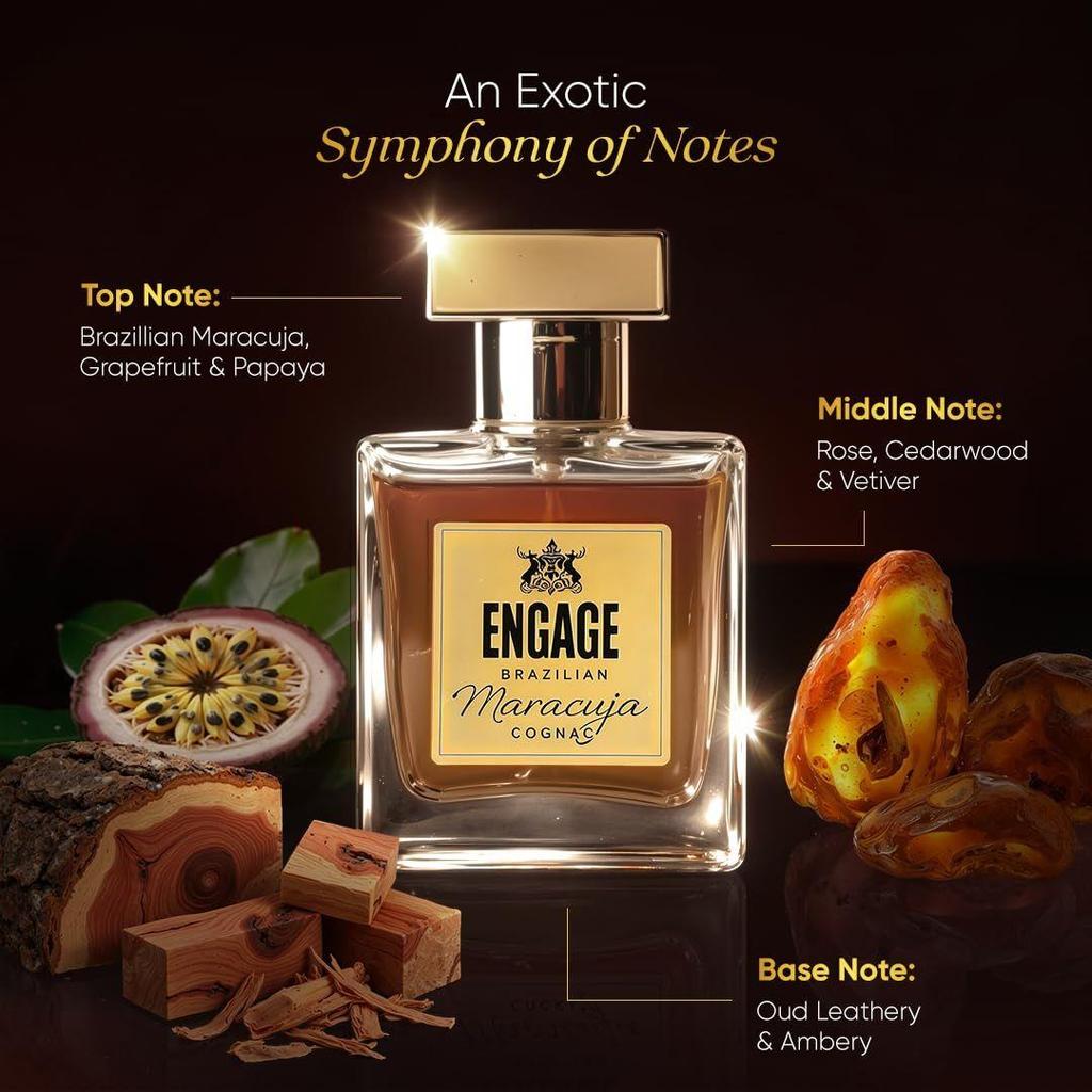 Привлеките бразильскую маракуйю коньяк туалетные духи для мужчин, стойкий парфюм для мужчины, ароматы амбры, кожи и уда, роскошный парфюм для мужчины