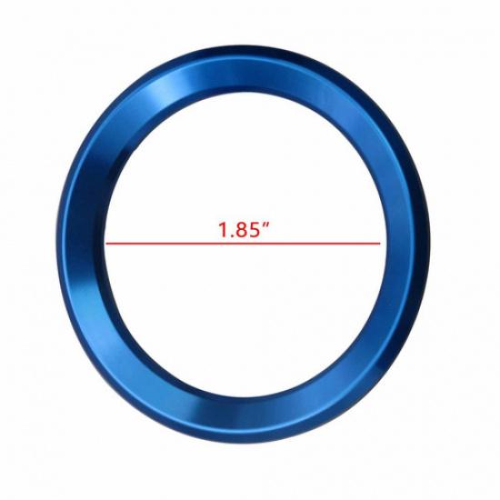 Blue Emblem Ring Cover For BMW 1 3 4 5 7 Series X1 X1 E84 F48 X3 X5 X6