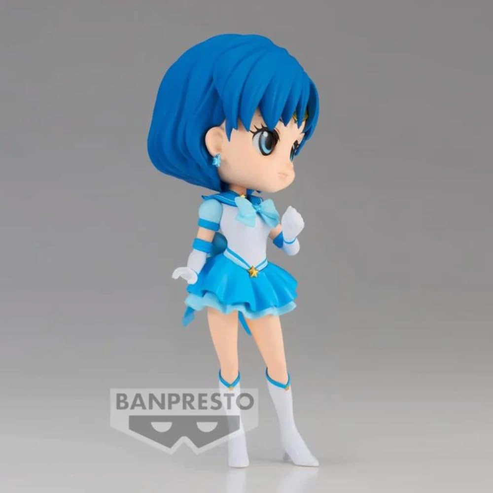 BANPRESTO Прекрасная воительница Сейлор Мун Космос фильм Вечная Сейлор Меркурий (глагол) Фигурка Bandai Spirits Q Posuke