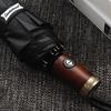 Luxury Automatic Umbrella Men Business Wooden Handle Big Golf Umbrella Windproof 8K Sunscreen Parasol UPF50+ Folding Umbrellas