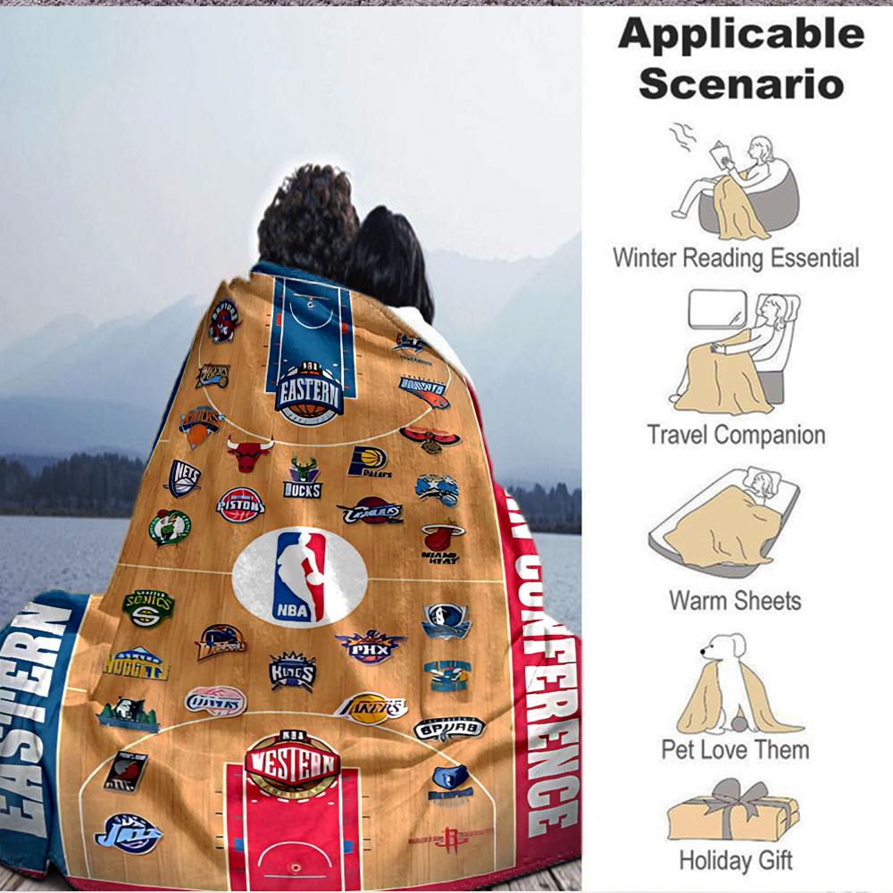 1 шт. Мягкое, приятное для кожи фланелевое одеяло с цифровой печатью на тему баскетбольных команд, разные размеры в наличии для семьи, друзей, на день рождения
