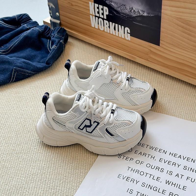 Детские спортивные дышащие сетчатые нескользящие беговые кроссовки | Осень/Зима 2025