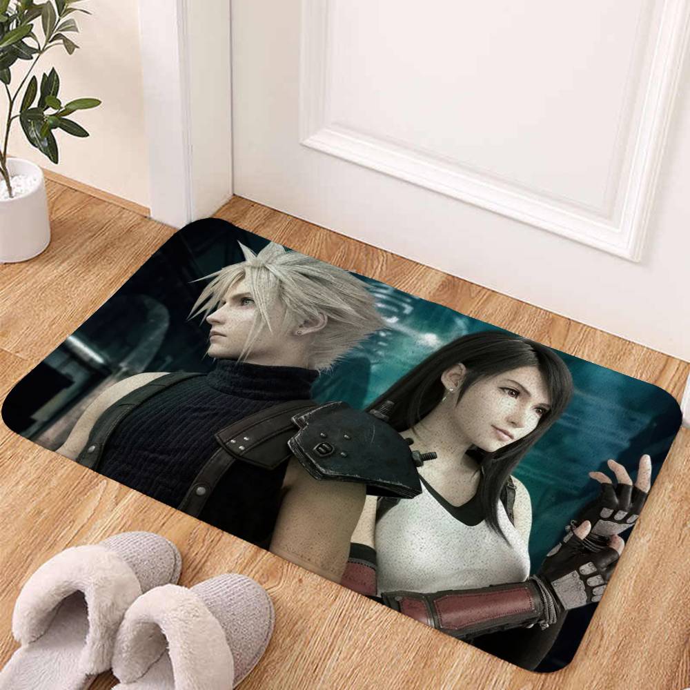 F-Final Fantasy VII Rebirth Carpet Bathroom Anti-slip Mat Door Mat Decoration Mat Entrance Door Mat Scratch-resistant Door Mat