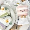 Милая Треугольная Маття Торт Плюшевая Кукла Симуляция Западный Десерт Кукла Сумка Брелок Кукла Подарок на День Рождения Премиум Прочная
