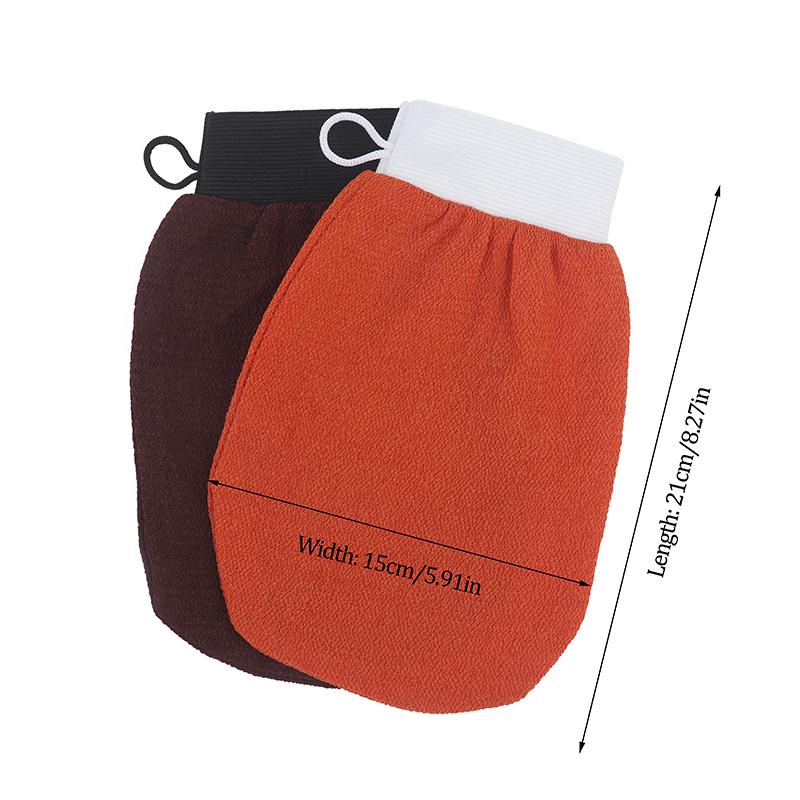 Двусторонняя рукавица-скраб для хаммама Волшебная перчатка для пилинга Отшелушивающая рукавица для удаления загара