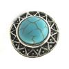 [N3242] - Дизайнерское кольцо с бирюзой «Килиманджаро»