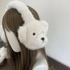 Kawaii Bear Plush Earmuffs Women Winter Warm Ear Muffs  Earplugs Cold Protection Children Ear Cover Cycling JK Accessories