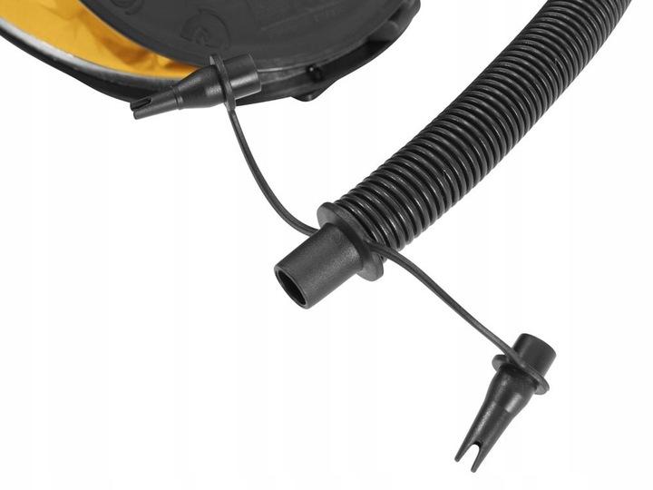 Bellows Foot Pump for Balloon Mattress, 3 Tips, 2 Liters, Long Hose