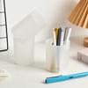 Держатель для кистей для макияжа, прозрачное ведро для хранения, настольный ящик для хранения, прозрачный держатель для ручек, входное ведро для хранения на кухне