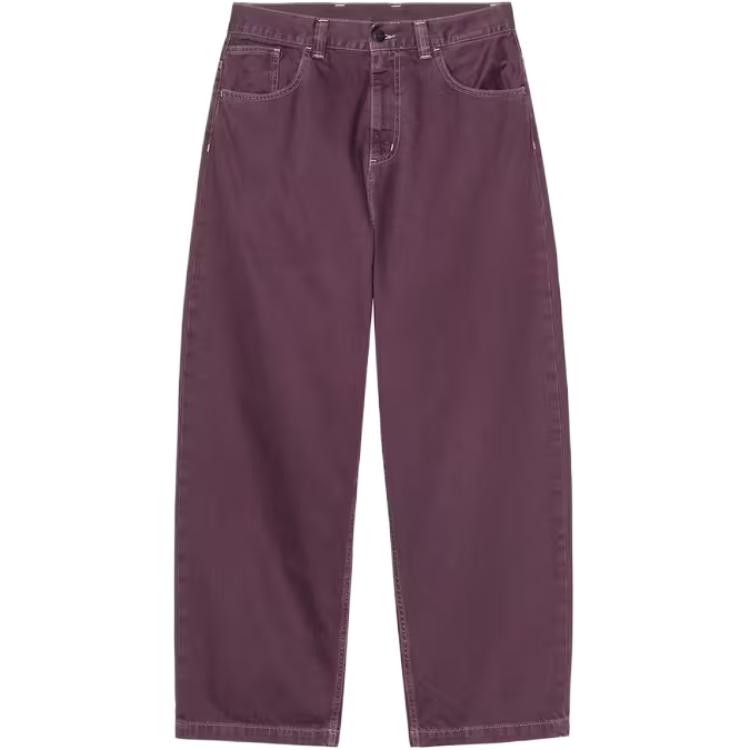 Carhartt WIP Брюки Brandon Свободные Прямой крой Молния Удобные Простые Повседневные Брюки Мужские брюки I034809-3J1-4J