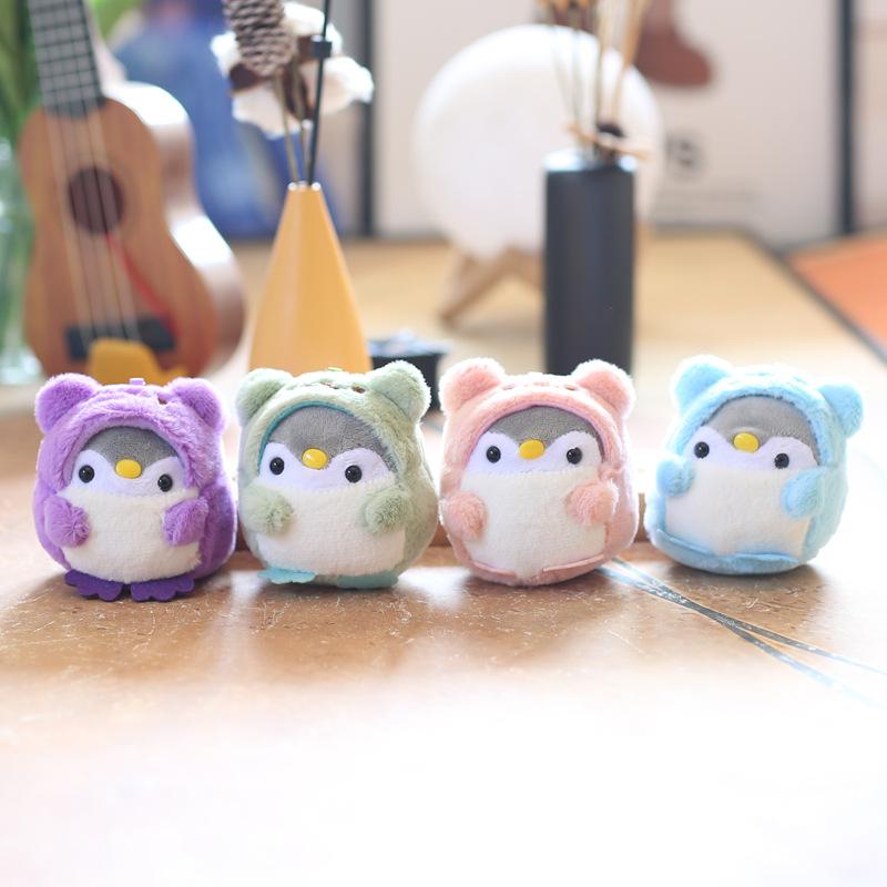 Cute Little Penguin Pendant Plush Toy Doll Cartoon Bag Hanging Keychain Rag Doll Doll