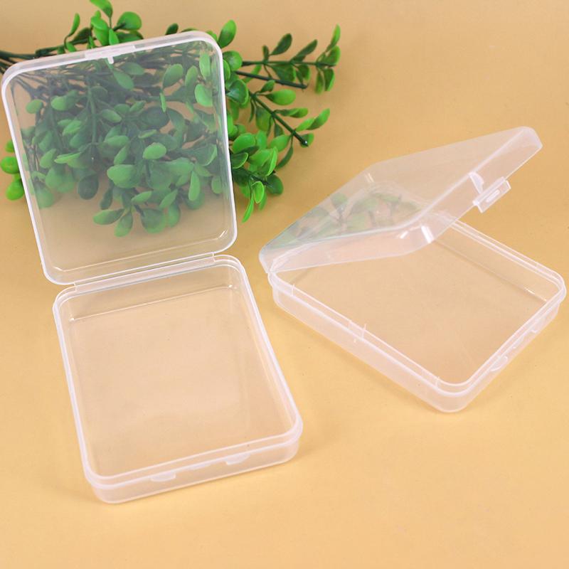 Transparent Plastic Storage Box Pocards Small Card Storage Box Organizer Box