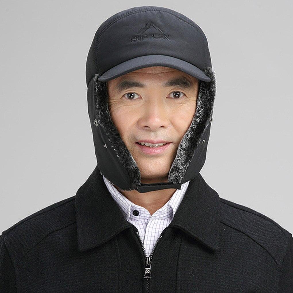 Мужская зимняя теплая шапка-ушанка для катания на лыжах и велоспорта, походная теплая водонепроницаемая шапка