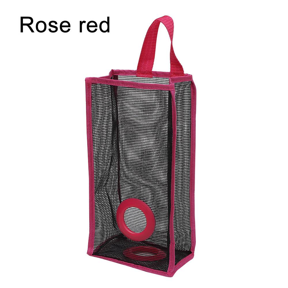 Домашний органайзер для мусора Переработка Практичный дышащий сетчатый подвесной держатель для мусора Хранение пластиковых мешков