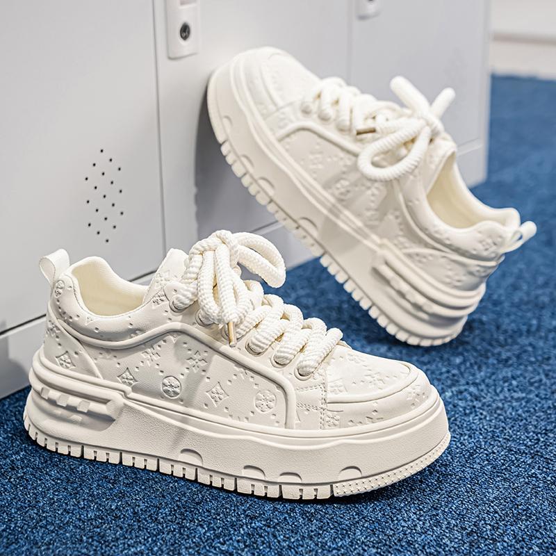 New Men's Classic Fashion Low Top Thick Sole Skateboarding Shoes Comfortable Soft Sole Basketball Sneakers