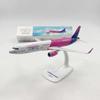 20 см Модель самолета Wizz Air A321 Игрушечный самолет A320 Neo Wizz Air Airlines Литой самолет Миниатюрная модель самолета Набор для сборки