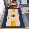 Golden State Warriors Court Rug suitable as a non-slip mat for the living room or bedroom sofa