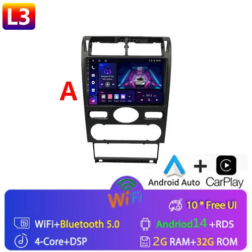 2din Android14 автомобильное радио мультимедиа Carplay авто GPS навигация для Ford Mondeo Mondeo 3 2000 2001 2002 2003 2004 2005 2006-2007