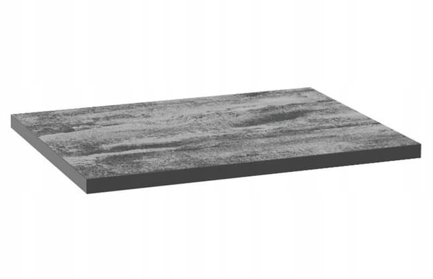 Universal bathroom countertop 60x46cm Black concrete laminated furniture board