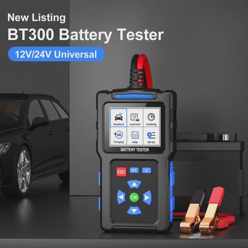 BT300 Car Battery and Diagnostic Tester