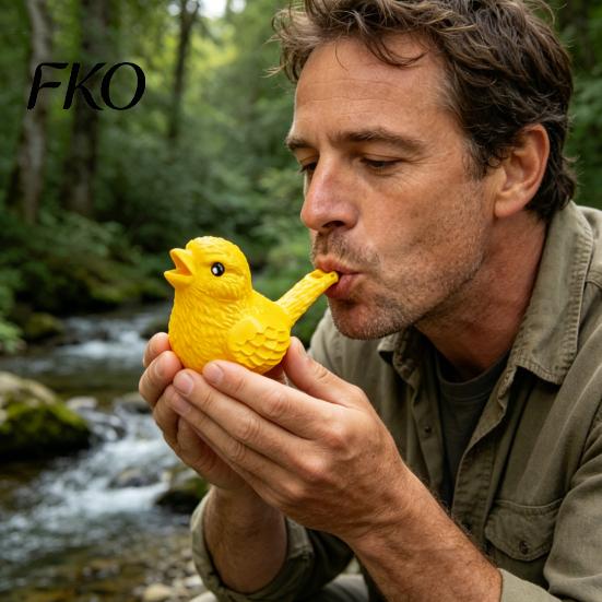 Musical Bath Toy Whistle 2Pcs Bird 3D Printed with Water Chamber Realistic Warbling Sound Camping for Outdoor Play Party Favors Fun Novelty Gift Kids