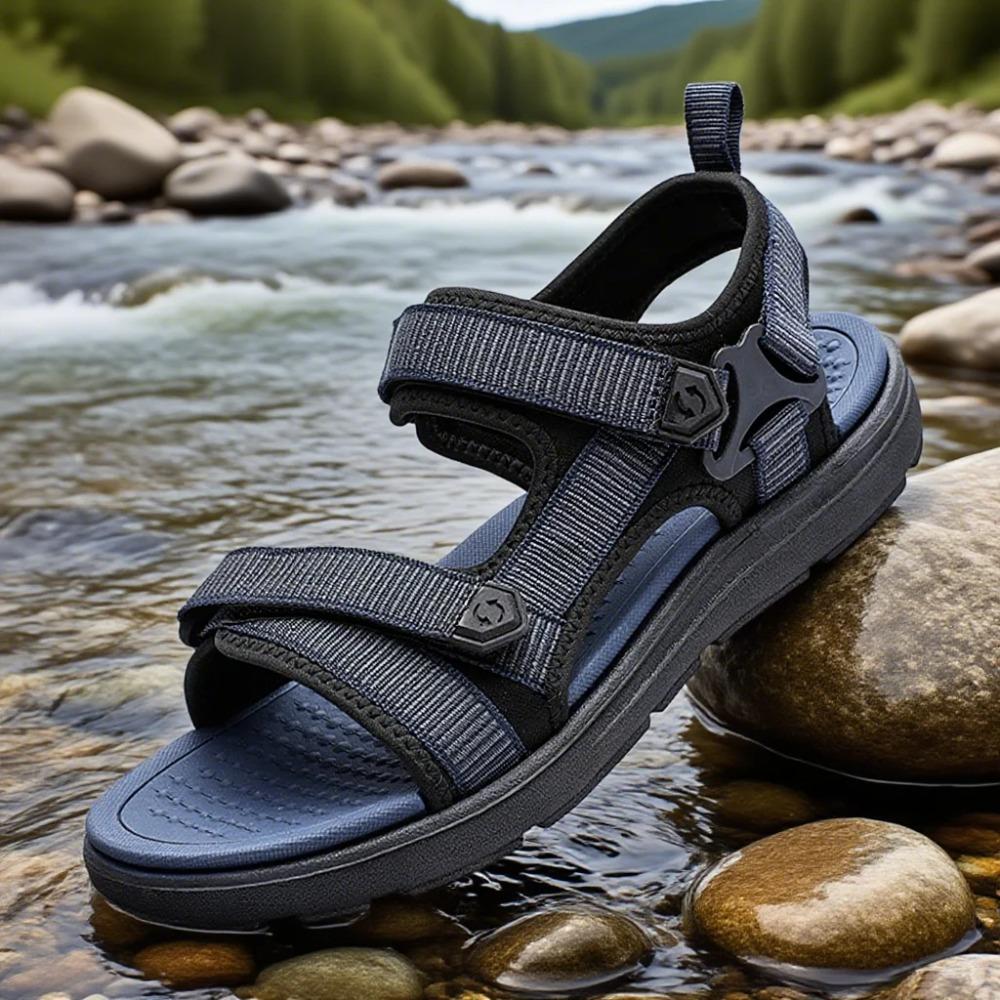 Comfortable Mens Sandals Summer Lightweight Casual Outdoor Beach Holiday Slippers Fashion Breathable Shoes