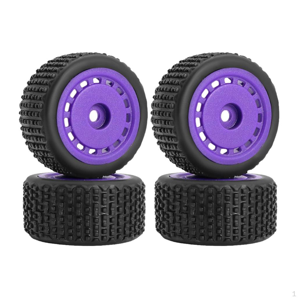 4 Pieces RC Wheel Rims Replaces Professional Lightweight Upgrade Part 1/28 Car