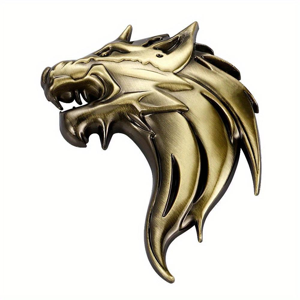Голова Волка Росомахи 3D Металл Авто Мотоцикл Логотип Эмблема Наклейка DIY Новый Пистолет Серебро Бронза 3 Цвета Автостайлинг