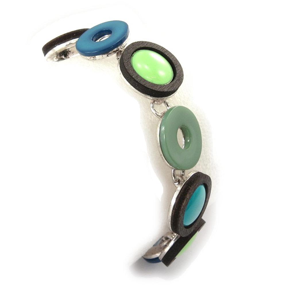 NOA [K0203] - Зеленый дизайнерский браслет «Бора-Бора»