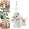 Creative Plush Horse Keychain Mascot Dolls Chinese New Year Gift  Festive Decor