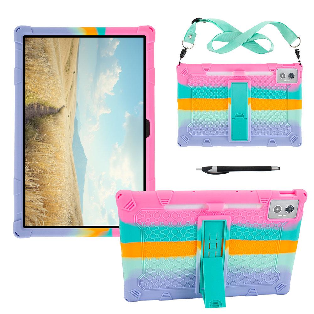 Soft Stand Case For Lenovo Xiaoxin Pad Pro 12.7 2025 12.7 Inch TB-375FC TB-371 Silicone Protective Tablet Back Cover