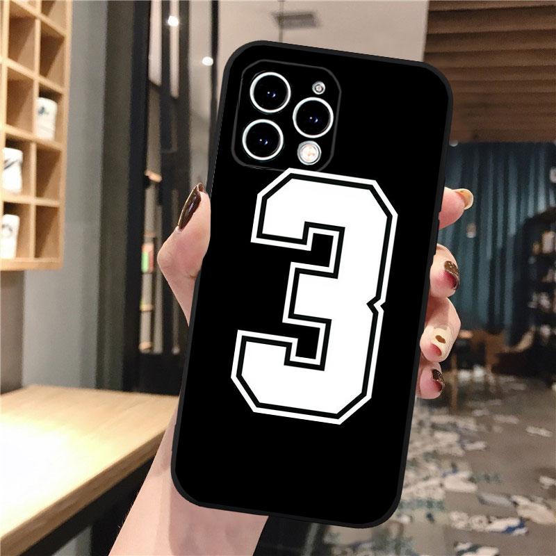 Чехол для телефона для iphone 16 15 14 Pro Max 16 15 14 13 12 Pro 15 14 Plus Номер Футбольный Бейсбольный Спортивный Чехол Funda