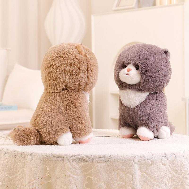 Милая мультяшная кукла-кошка, плюшевая игрушка, кукла-котенок, креативная тряпичная кукла, подарок на день рождения