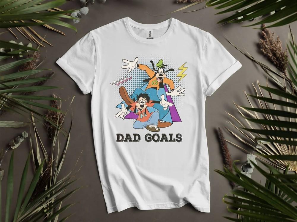 Max Goof And Goofy Dad Goals Retro T-shirt T Shirt Men Women Unisex Tshirt K535