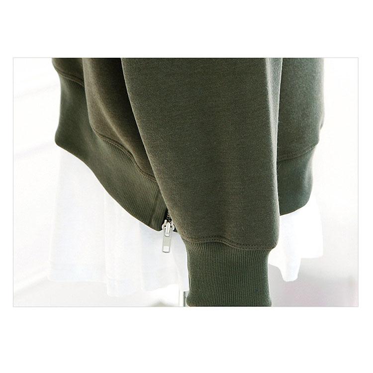 Свободное верхнее пальто, пуловер с капюшоном и длинными рукавами, большой плюшевый утепленный свитер, средний длинный свитер, забавный женский топ с капюшоном в европейском стиле