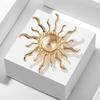 Личность Sun Flower Броши Pin для женщин Одежда Ювелирные изделия Аксессуары для вечеринок