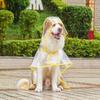 Pet Dog Puppy Transparent Rainwear Raincoat Pet Hooded Waterproof Jacket Clothes Soft PVC Small Dogs Raincoat Puppy Rain Poncho