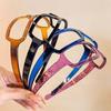 Women Headband Anti-slip Teeth Glasses Frame Design Acrylic Material Lightweight Hair Hoop Hair Accessories