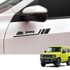 SUVVNE Новый Jimny Кузов автомобиля JIMNY Боковой кузов Внешний вид Премиум ПВХ Комплект из 2 шт. и (Воду) Наклейки, Декали, Водонепроницаемые, Термостойкие, Нескользящие, Легко клеящиеся