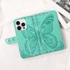 Чехол для телефона из кожи с тиснением в виде бабочки для OPPO A80 A60 A79 A78 A58 A38 A94 A93 Realme C67 C65 C61 C55 C53 C33 C21, чехол-кошелек с браслетом