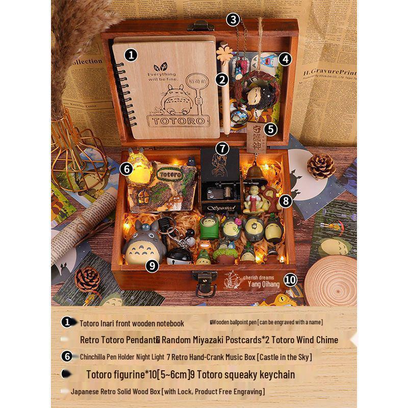 Подарочный набор фигурок Хаяо Миядзаки для подруг - Идеально подходит для дней рождения, средней школы, старшей школы или выпускного.