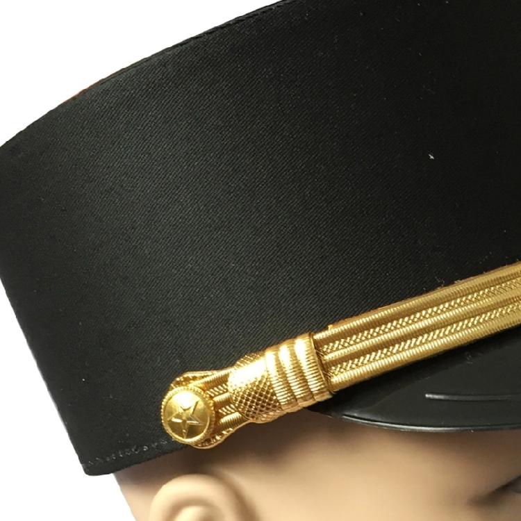 Шляпа с широкими полями для взрослых Шляпа швейцара Официанта Охранника Шляпа для выступлений