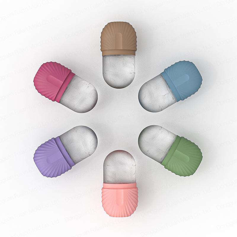 Facial Ice Cube Mold Silicone Freezing Beauty Swelling Face Massager Moisturizing Washable Oven Icing Mould