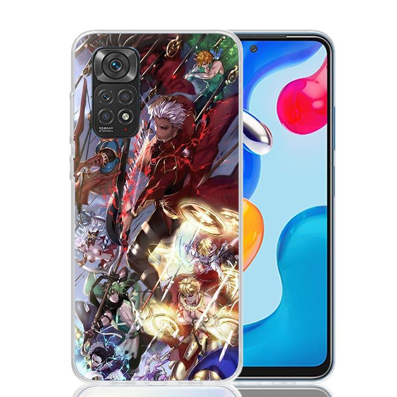 Чехол для телефона Fate Zero Stay Night Archer для Xiaomi Redmi Note 15 14 13 12S 12 Pro Plus 11S 11E 11 11T 10S 10 Арт Мягкий Узор Cov