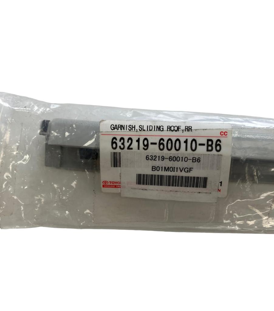 TOYOTA Genuine Parts Sliding Roof Garnish RR Land Cruiser Part Number (LT.GRAY) S/T H/T 63219-60010-B6