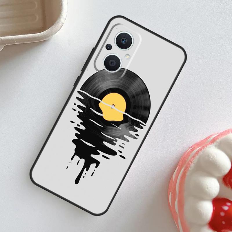 Vinyl Record Retro Case For OPPO Reno 10 Pro 11F 4Z 5Z 8T 4 5 6 7 8 Lite OPPO Find X2 X3 Neo X5 X6 Pro Cover