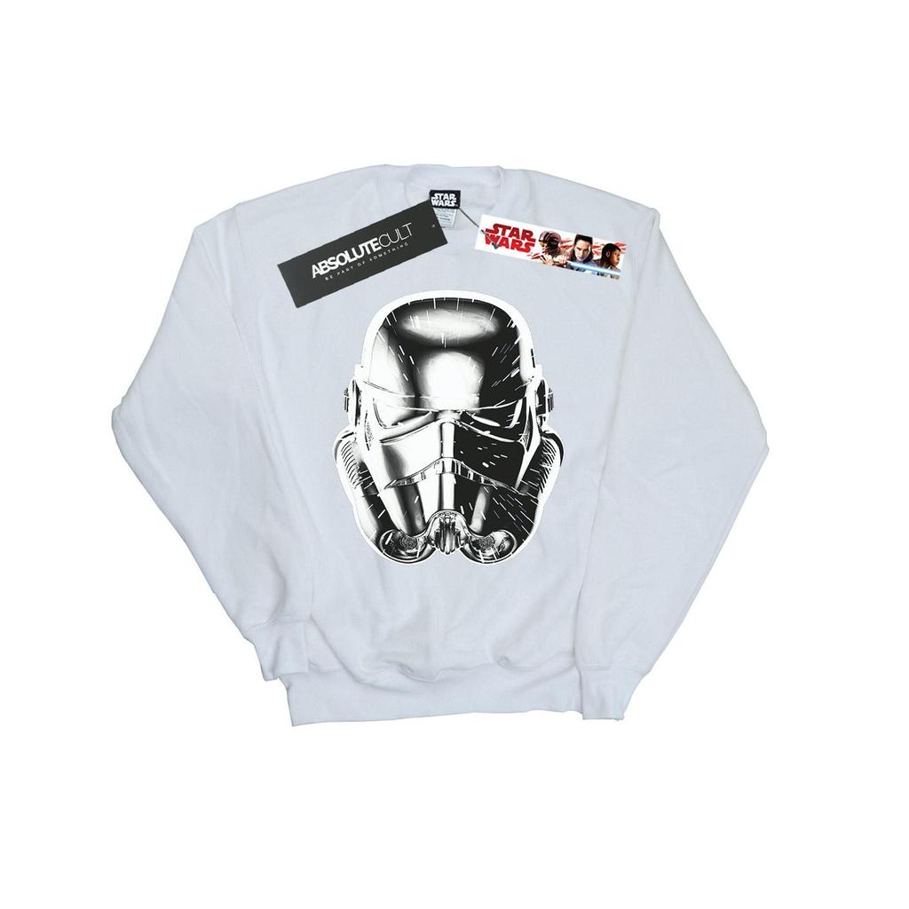 Star Wars Mens Stormtrooper Warp Speed Helmet Sweatshirt